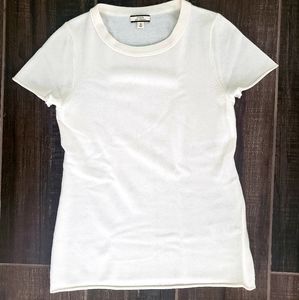 100% Cashmere shirt, cream, J. Crew